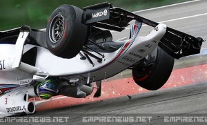 formula one racer decapitated after crash flips car