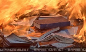 Librarian Hospitalized After Book Burning Destroys Library