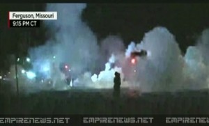 Police Accidentally Fire Laughing Gas at Ferguson, MO Protesters