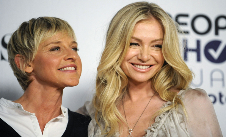 Portia Rossi Admits She is “Probably Too Hot” for Ellen