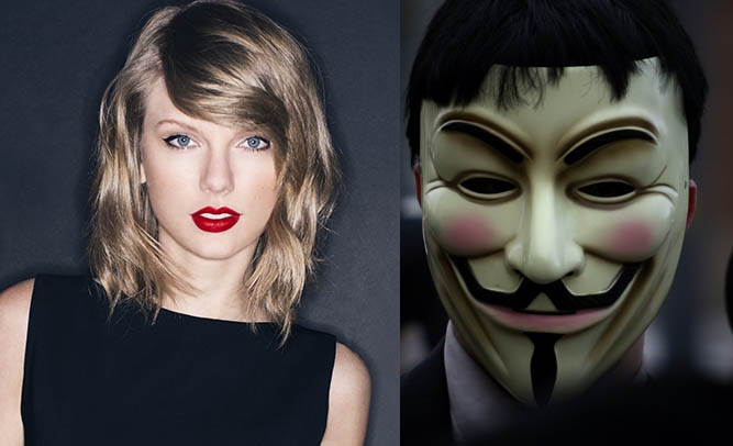 Hacker Group “Anonymous” Gives In-Depth Critique of Taylor Swift's Dating Choices
