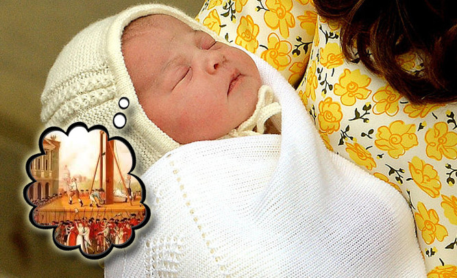 Royal Baby Princess Charlotte Plotting Death Of Those First in Line for the Throne